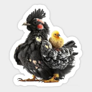 Piggy Back - Chick Sticker